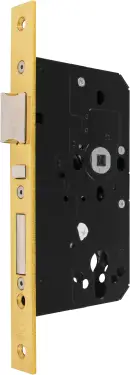 Click Here To Enlarge This Photo Of AR915-S-60-PB Hoppe Arrone DIN Mortice Apartment Lock Square Forend (60mm Backset) - Polished Brass (87107885)