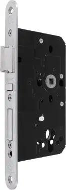 Click Here To Enlarge This Photo Of AR915-R-60-PSS Hoppe Arrone DIN Mortice Apartment Lock Radius Forend (60mm Backset) - Polished Stainless Steel (87107887)