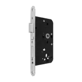 AR915-R-60-PSS Hoppe Arrone DIN Mortice Apartment Lock Radius Forend (60mm Backset) - Polished Stainless Steel (87107887)