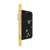 AR915-R-60-PB Hoppe Arrone DIN Mortice Apartment Lock Radius Forend (60mm Backset) - Polished Brass (87107888)