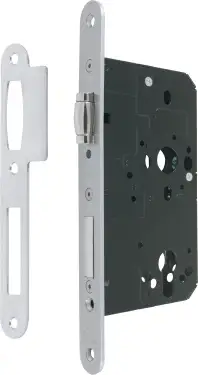 Click Here To Enlarge This Photo Of AR916-R-60-SSS Hoppe Arrone Euro Profile DIN Mortice Rollerbolt Lock Case (60mm Backset) - Satin Stainless Steel (89001317)
