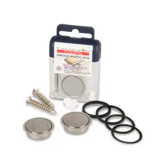 PLS24PRO Precision Heavy Duty Concealed Magnetic Catch 24mm - Stainless Steel