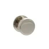 Atlantic - MH350SMKPNSOLID Millhouse Brass 'Boulton' (Solid Brass) Stepped Mortice Knob on Concealed Fix Rose - Polished Nickel