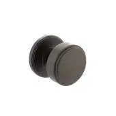 Atlantic - MH350SMKUDBSOLID Millhouse Brass 'Boulton' (Solid Brass) Stepped Mortice Knob on Concealed Fix Rose - Urban Dark Bronze