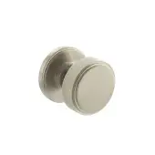 Atlantic - MH450KSMKSNSOLID Millhouse Brass 'Harrison' (Solid Brass) Knurled Mortice Knob on Concealed Fix Rose - Satin Nickel