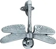 SB4108SC - Spira Brass Dragonfly Door Knocker - Satin Chrome