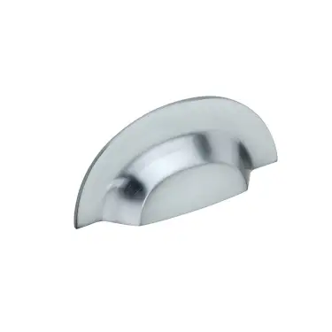 Click Here To Enlarge This Photo Of SB2307SC - Spira Brass Slim Cup Handle 105mm - Satin Chrome