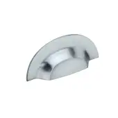 SB2307SC - Spira Brass Slim Cup Handle 105mm - Satin Chrome