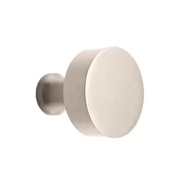 Click Here To Enlarge This Photo Of SB2309SS - Spira Brass Round Cupboard Knob 38mm - Satin Silver