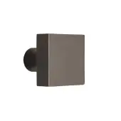 SB2310GG - Spira Brass Square Cupboard Knob 38mm - Gun Metal Grey