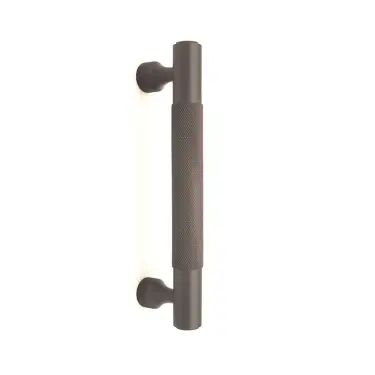 Click Here To Enlarge This Photo Of SB2415GG - Spira Brass Knurled Bar Handles 320mm Centres - Gun Metal Grey