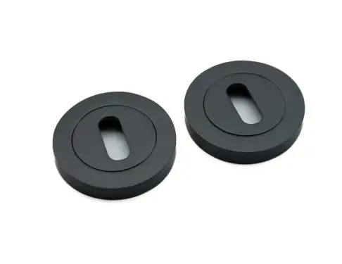 Click Here To Enlarge This Photo Of SB3105GG - Spira Brass Standard Key Escutcheon S- Gun Metal Grey