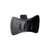 FC226 - Spira Brass Flamingo Cupboard Knob Black Iron 43mm