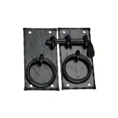 FC208 - Spira Brass Spike Cabinet Lock Large - Black Iron