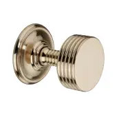 SB2124PB - Spira Brass Oxford Mortice Door Knobs - Polished Brass