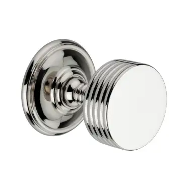 Click Here To Enlarge This Photo Of SB2124PN - Spira Brass Oxford Mortice Door Knobs - Polished Nickel