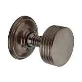 SB2124AT - Spira Brass Oxford Mortice Door Knobs - Antique Brass