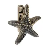 SB4112ANT - Spira Brass Starfish Door Knocker - Antique Brass