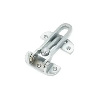 SB2211SC - Spira Brass Security Door Guard - Satin Chrome