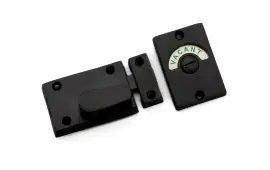 SB6183BLK - Spira Brass Indicator Bathroom Bolt Matt Black