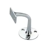 SB6184PC - Spira Brass Brass Handrail Bracket - Polished Chrome