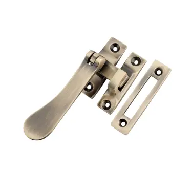 Click Here To Enlarge This Photo Of SB8103ANT - Spira Brass Casement Fastener - Antique Brass