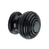 SB2339L - Spira Brass Ebonised Beehive Large 40mm Cupboard Knob