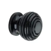 SB2339S - Spira Brass Ebonised Beehive Small 30mm Cupboard Knob