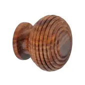 SB2340L - Spira Brass Rosewood Beehive Large 40mm Cupboard Knob