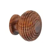 SB2340S - Spira Brass Rosewood Beehive Small 30mm Cupboard Knob