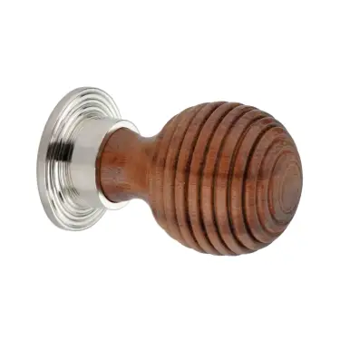 Click Here To Enlarge This Photo Of SB2343PN - Spira Brass Rosewood Preston 38mm Large Cupboard Knob - Polished Nickel