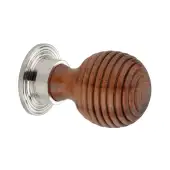 SB2344PN - Spira Brass Rosewood Preston 35mm Small Cupboard Knob - Polished Nickel