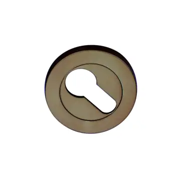 Click Here To Enlarge This Photo Of SB3104MANT - Spira Brass Euro Profile Escutcheon - Matt Antique Brass