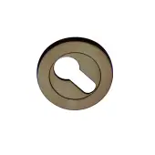 SB3104MANT - Spira Brass Euro Profile Escutcheon - Matt Antique Brass