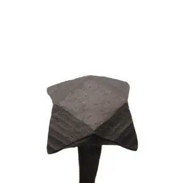 Click Here To Enlarge This Photo Of SB6207LBX - Spira Brass Square Diamond Head Iron Nail 1" x 3" - Beeswax