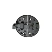 FC205 - Spira Brass Marvel Cabinet Lock - Black Iron