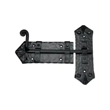 Click Here To Enlarge This Photo Of FC203 - Spira Brass Victorian Cabinet Lock - Black Iron