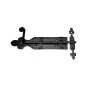 FC204 - Spira Brass Gothic Cabinet Lock - Black Iron