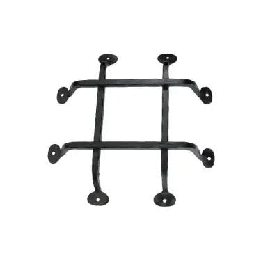 Click Here To Enlarge This Photo Of FC842 - Spira Brass Cosmo Air Grill - Black Iron