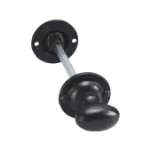 BR4350 - Spira Brass Oval Thumbturn & Release - Black Antique