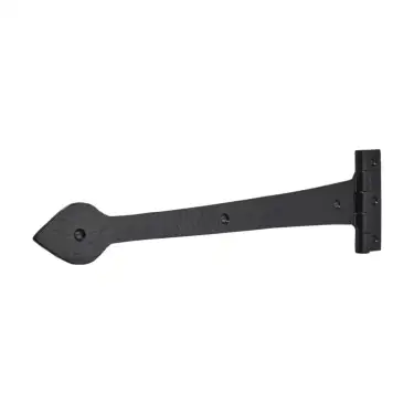 Click Here To Enlarge This Photo Of BR42009 - Spira Brass 9" Tudor Tee Hinges - Black Antique