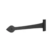 BR420015 - Spira Brass 15" Tudor Tee Hinges - Black Antique