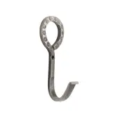 BR602 - Spira Brass Iron Hook - Pewter