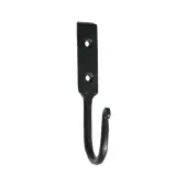BR607 - Spira Brass Iron Hook - Black Antique