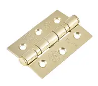 6911EB - Spira Brass 76mm x 50mm Grade 7 Steel Ball Bearing Hinges - Electro Brass
