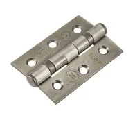 6911ANT - Spira Brass 76mm x 50mm Grade 7 Steel Ball Bearing Hinges - Antique Brass