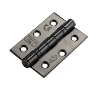 6911BN - Spira Brass 76mm x 50mm Grade 7 Steel Ball Bearing Hinges - Black Nickel