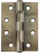 6921ANT - Spira Brass 100mm x 76mm Grade 11 Steel Ball Bearing Hinges - Antique Brass