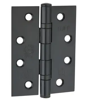 Click Here To Enlarge This Photo Of 6921GG - Spira Brass 100mm x 76mm Grade 11 Steel Ball Bearing Hinges - Gun Metal Grey