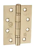6921SB - Spira Brass 100mm x 76mm Grade 11 Steel Ball Bearing Hinges - Satin Brass